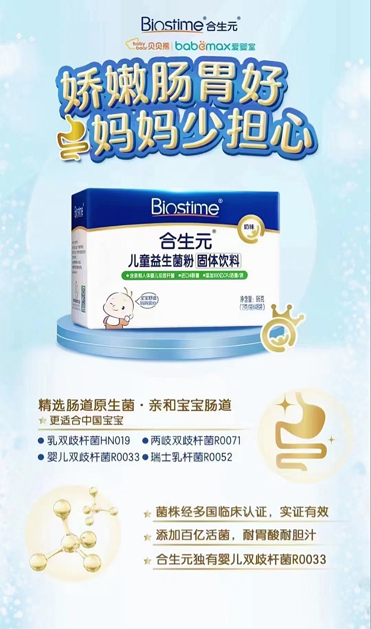 合生元益生菌最新版，小益生菌與家庭幸福的日常奇跡